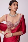 Jr 637 Rangoli Silk With Mirror Work Embroidery Saree Exporters In India